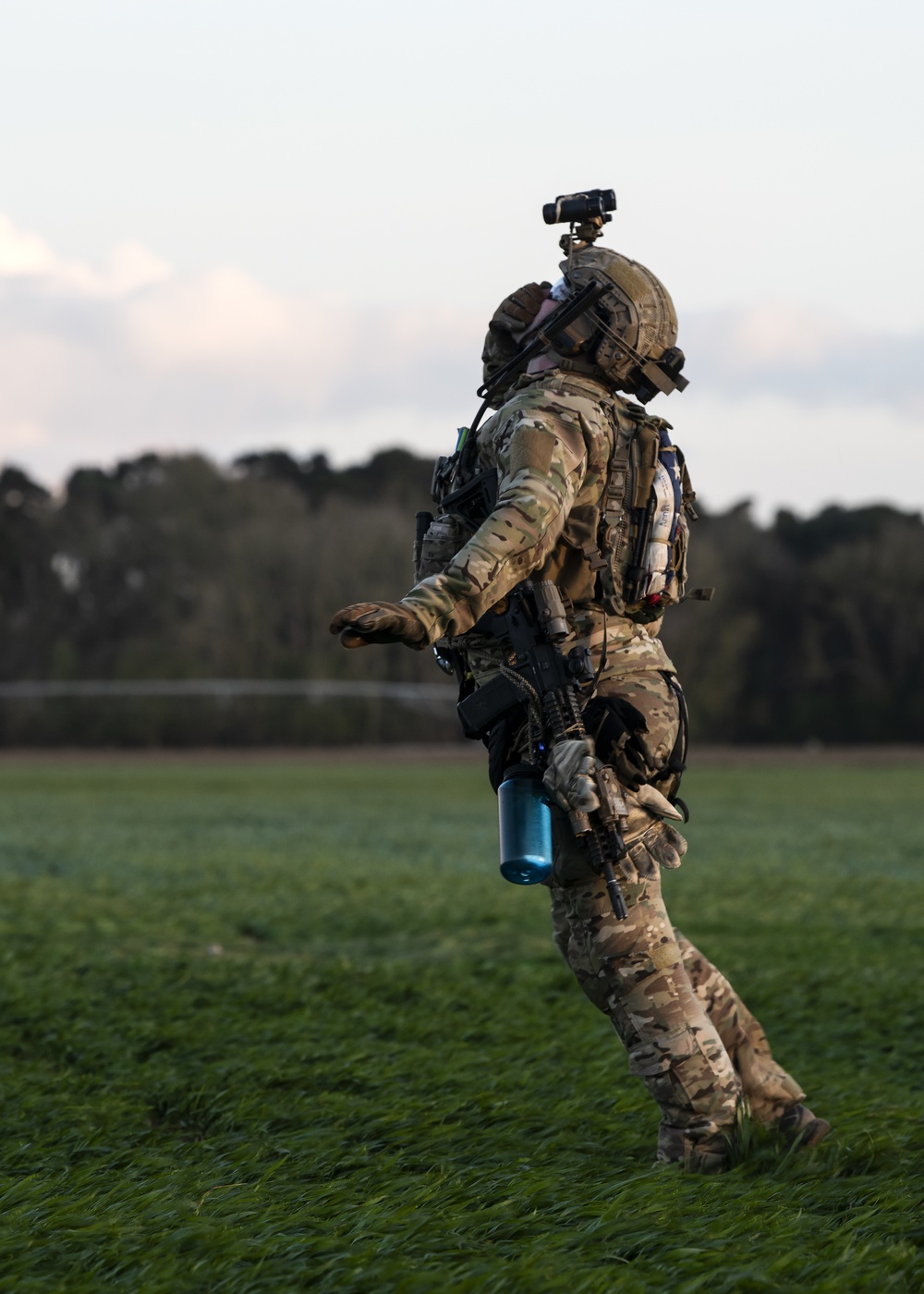 321st Special Tactics Squadron Fast Rope Training