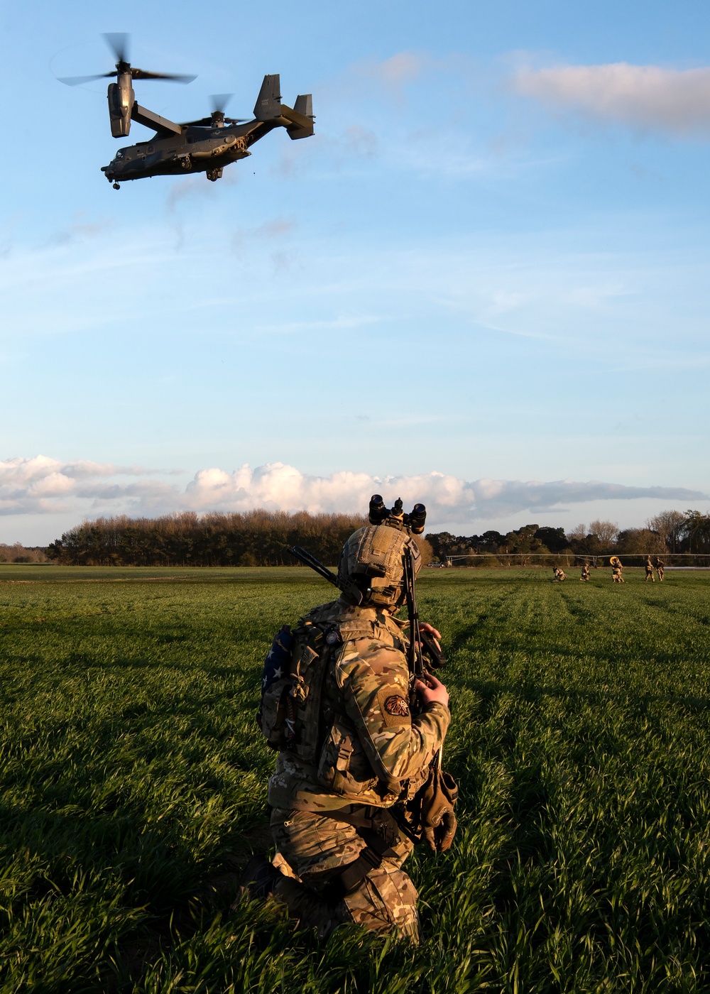 321st Special Tactics Squadron Fast Rope Training