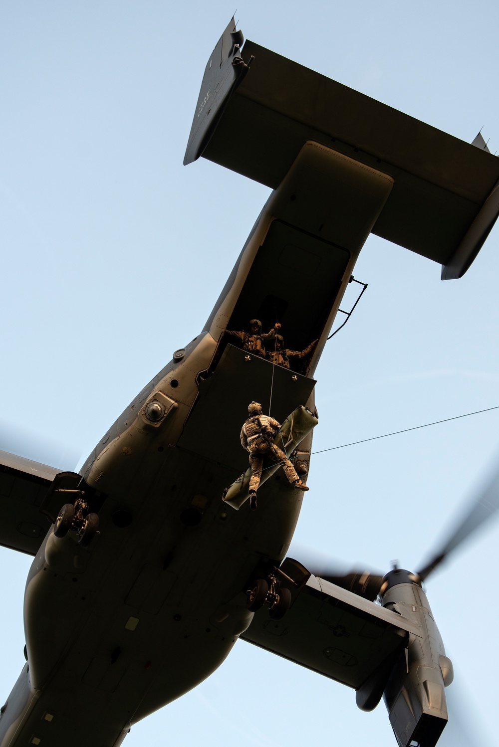 321st Special Tactics Squadron Fast Rope Training