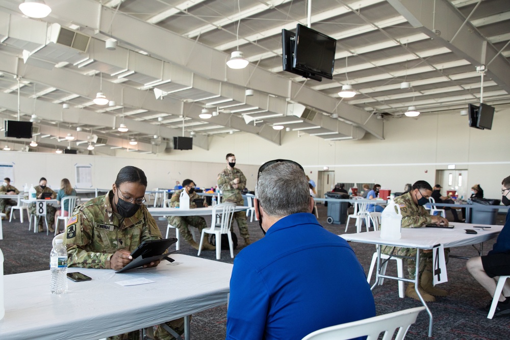 Indianapolis Motor Speedway Vaccine Clinic with IU Health