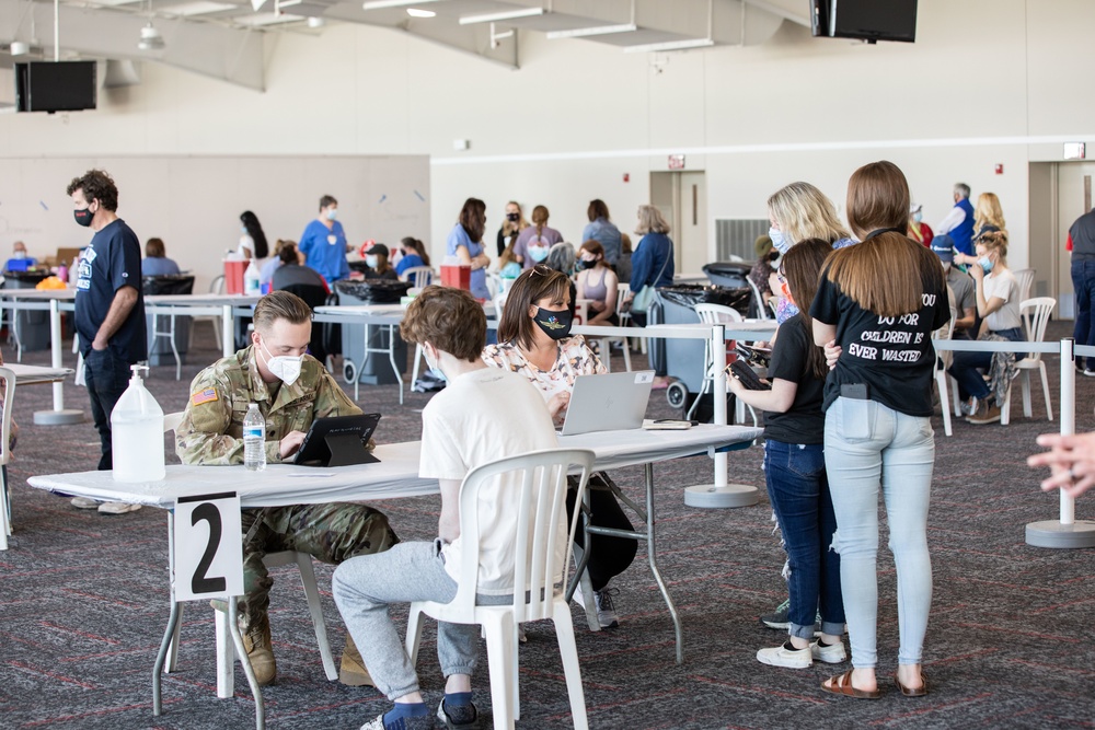 Indianapolis Motor Speedway Vaccine Clinic with IU Health