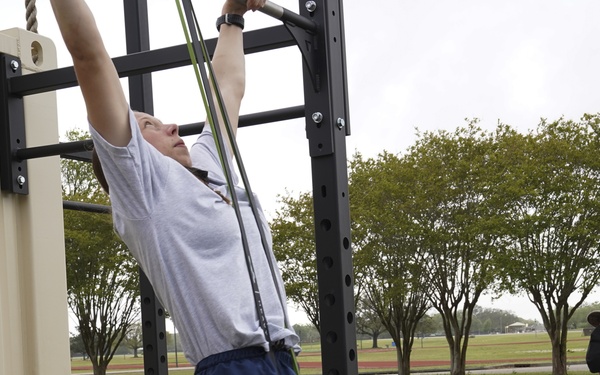 Keesler works out a fitness solution