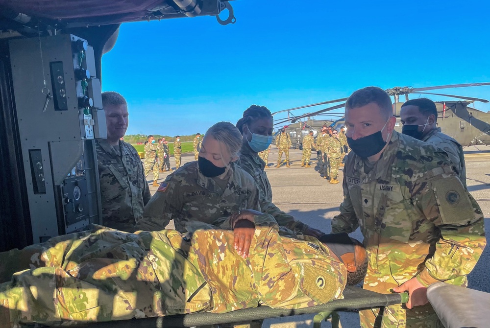 1st Theater Sustainment conducts medical evacuation training