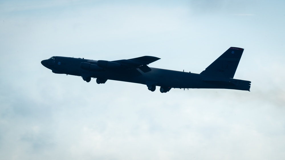 B-52s take off for deployment