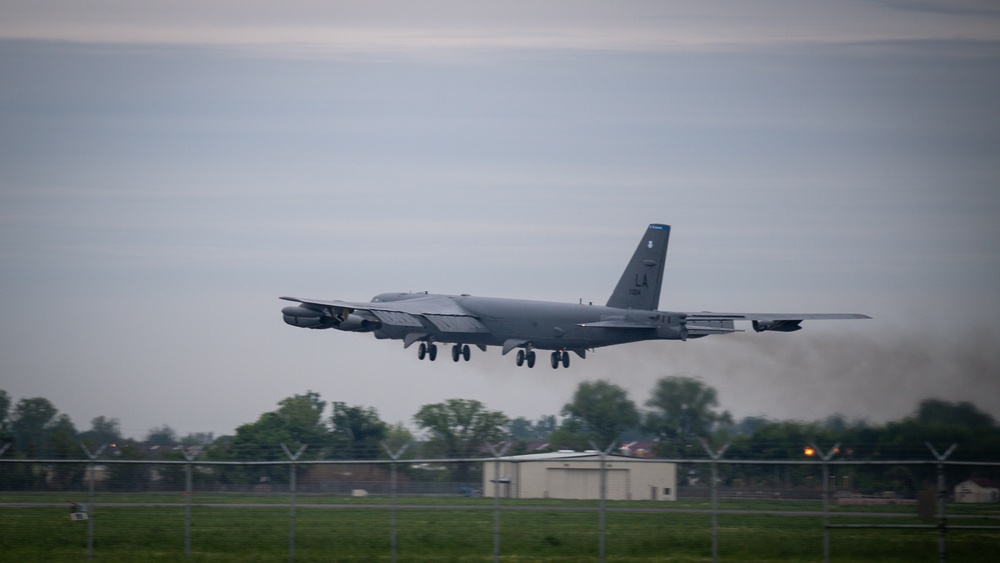 B-52s take off for deployment