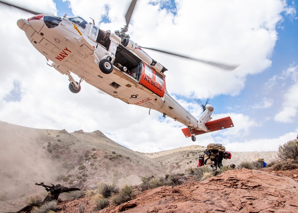 Longhorns of NAS Fallon SAR Conduct SAREX