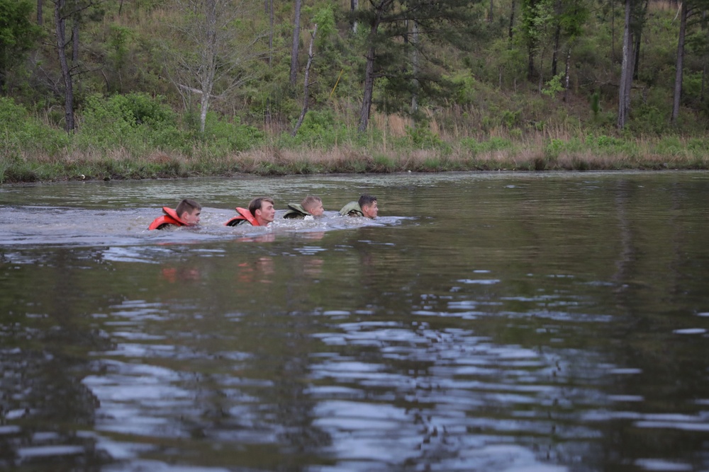 Rangers begin their swim