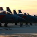 Beautiful sunrise over fighter jets during Sentry Savannah 2021
