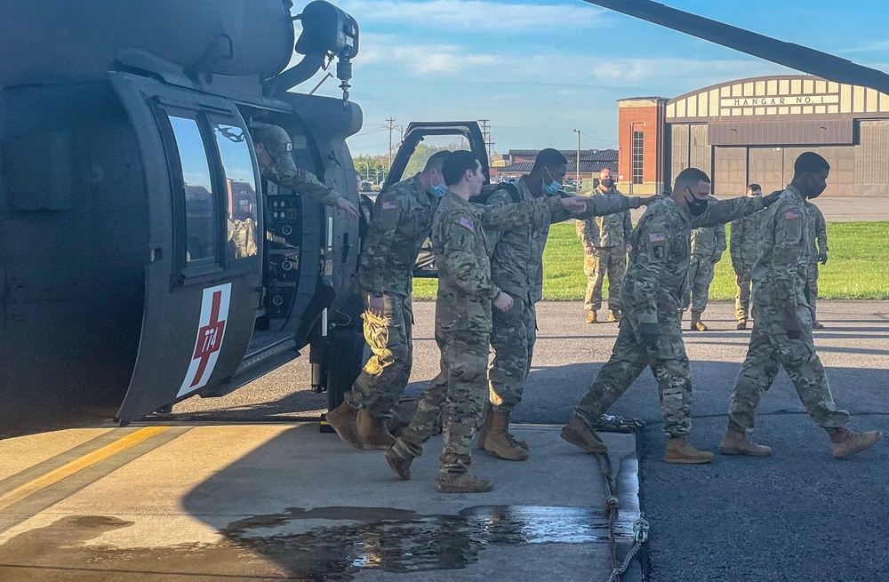 1st Theater Sustainment Command conducts medical evacuation training