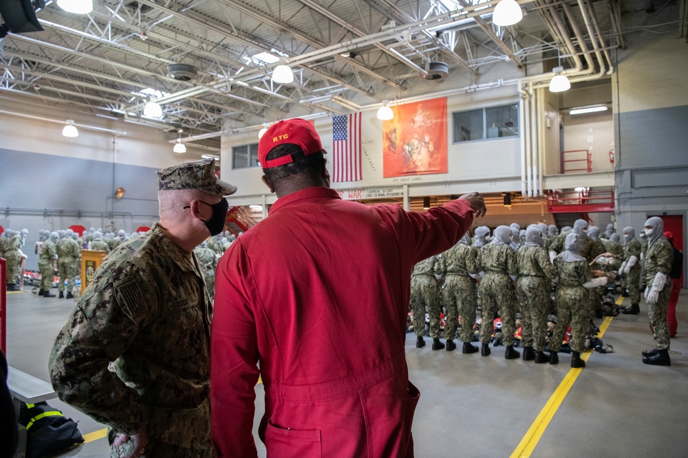 Rear Adm. Gregory N. Todd Tours RTC