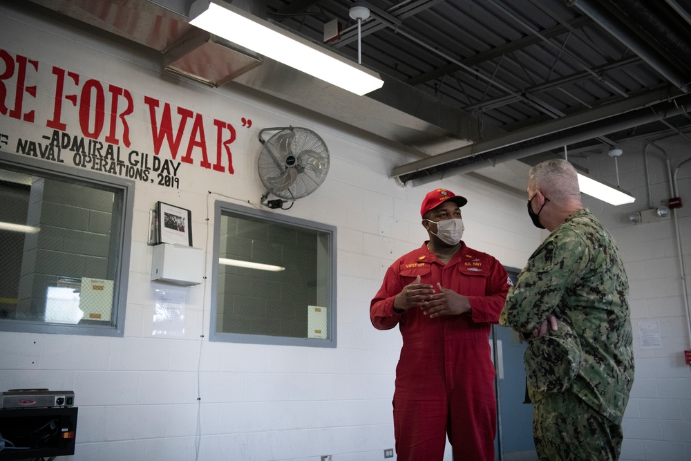 Rear Adm. Gregory N. Todd Tours RTC