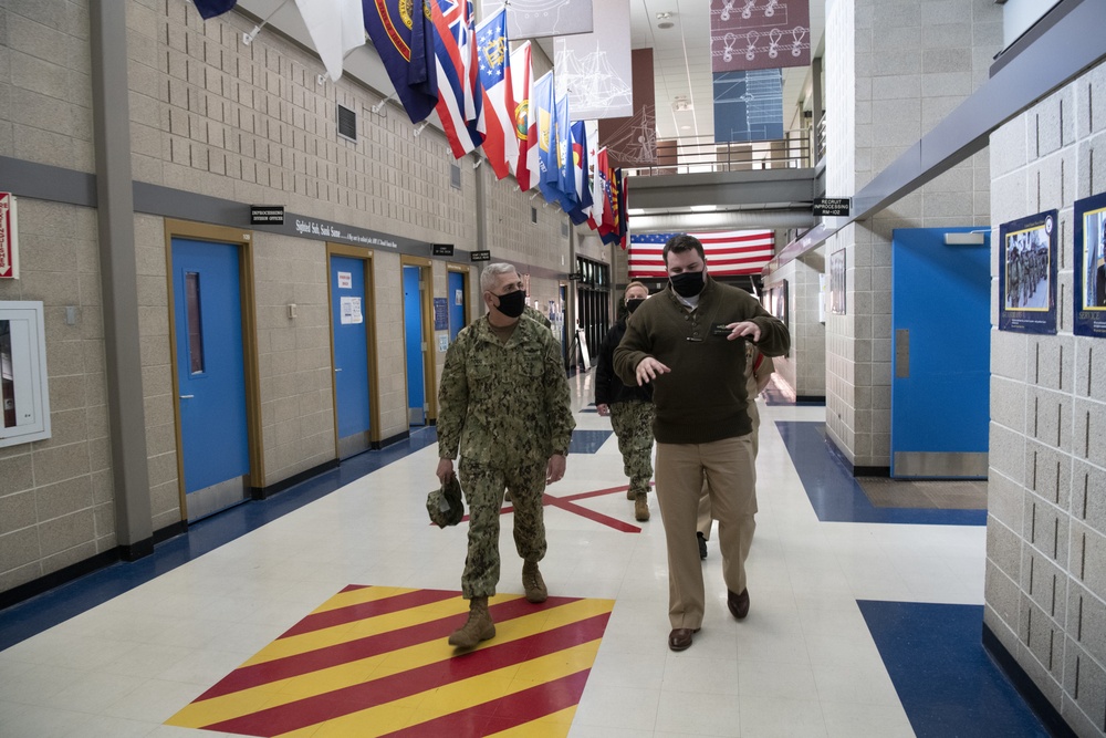 Rear Adm. Gregory N. Todd Tours RTC