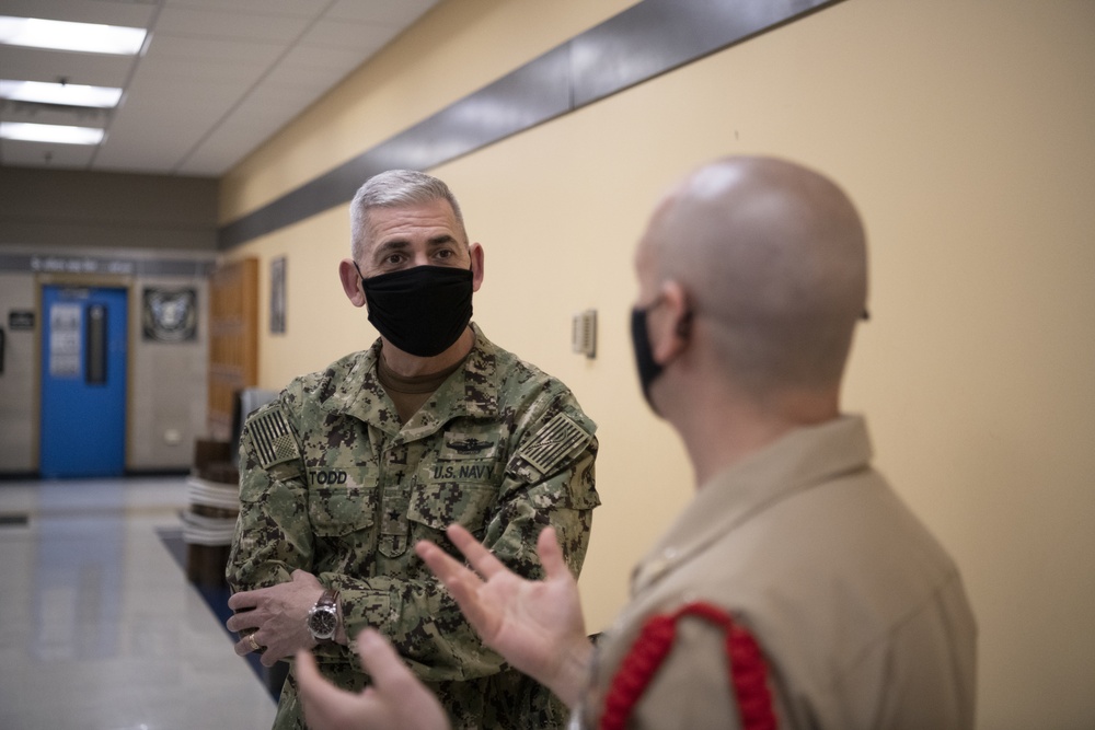 Rear Adm. Gregory N. Todd Tours RTC