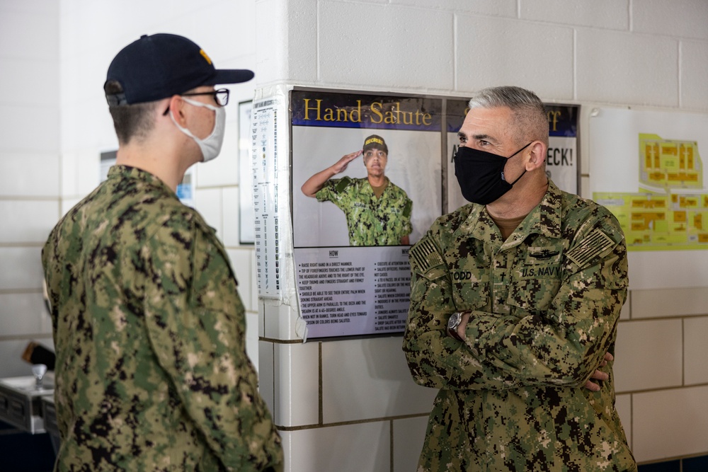 RDML Gregory Todd Visits RTC