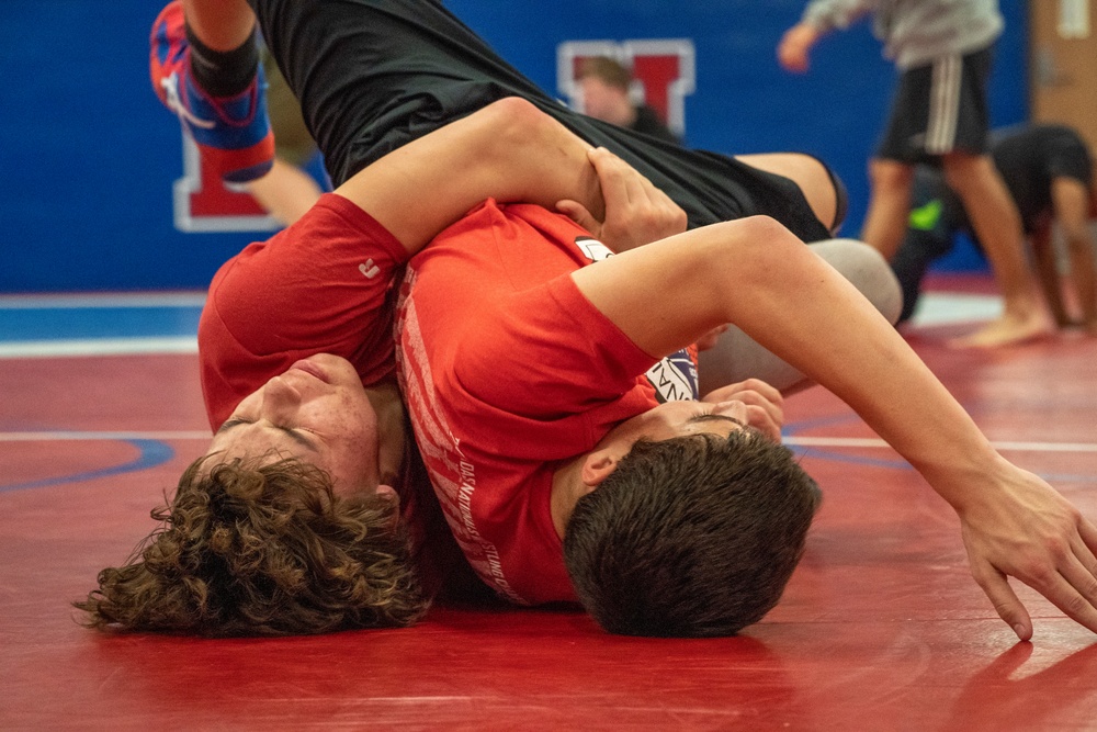 DVIDS Images 2021 AllMarine Wrestling Team Oklahoma Visit [Image 4