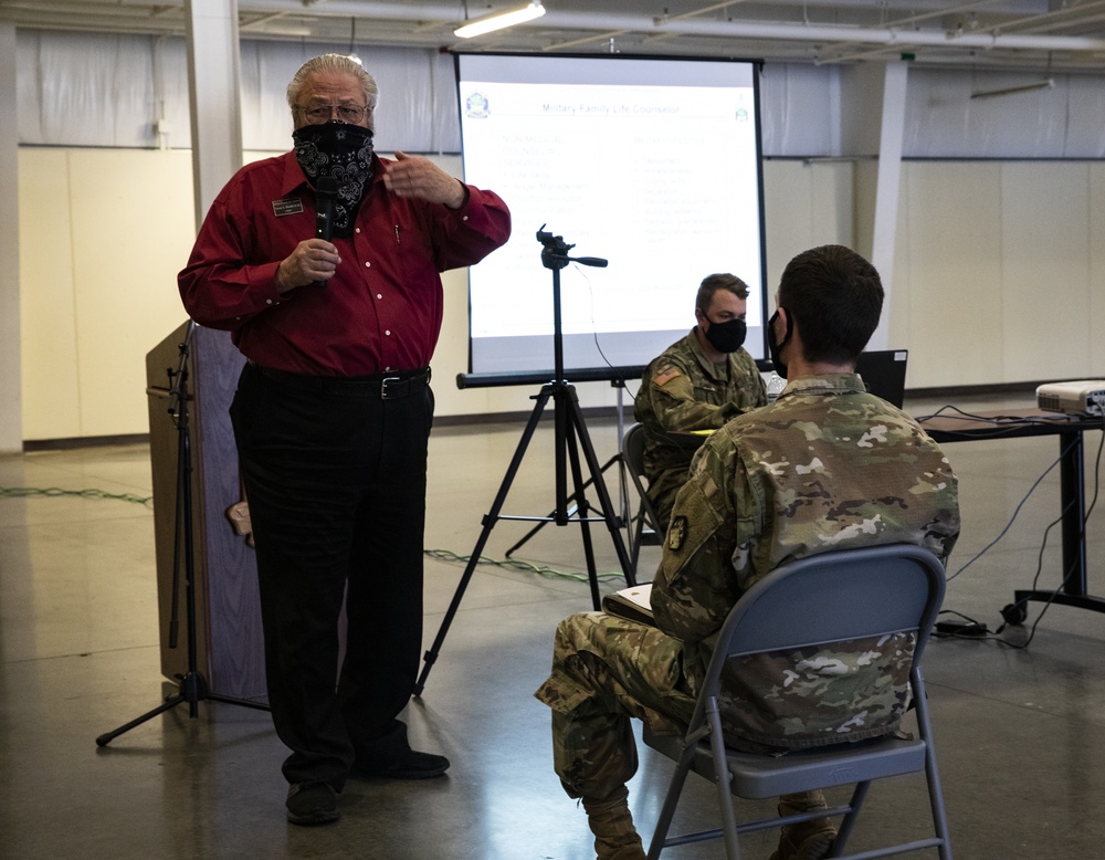 110th Chem. Bn. conducts town hall for EDRE