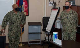 Rear Adm. Garvin Visits Newport