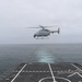 An MQ-8C Fire Scout unmanned aerial vehicle departs USS Jackson (LCS 6)