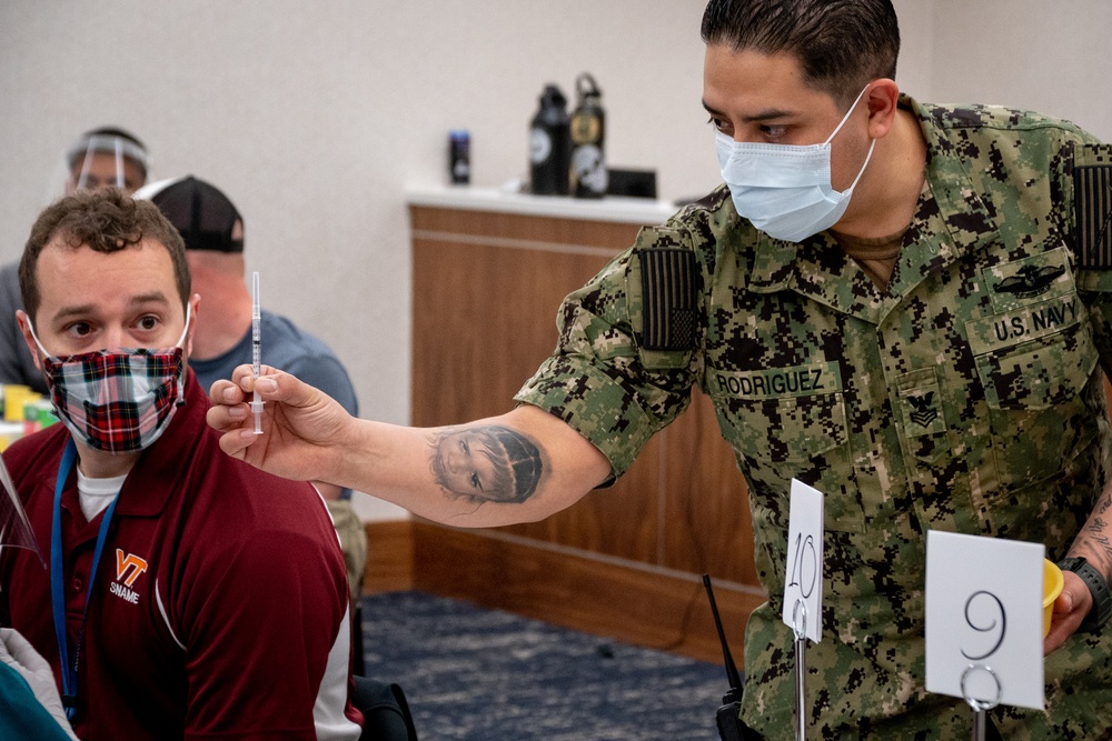 COVID Vaccine SHOTEX on Washington Navy Yard