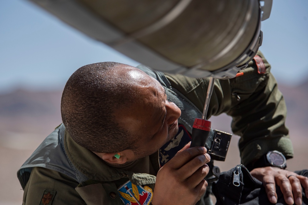 121st Fighter Squadron supports Green Flag 21-06 at Nellis AFB