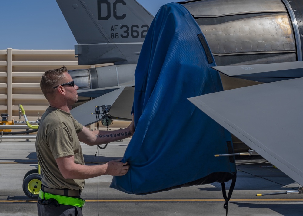 121st Fighter Squadron supports Green Flag 21-06 at Nellis AFB