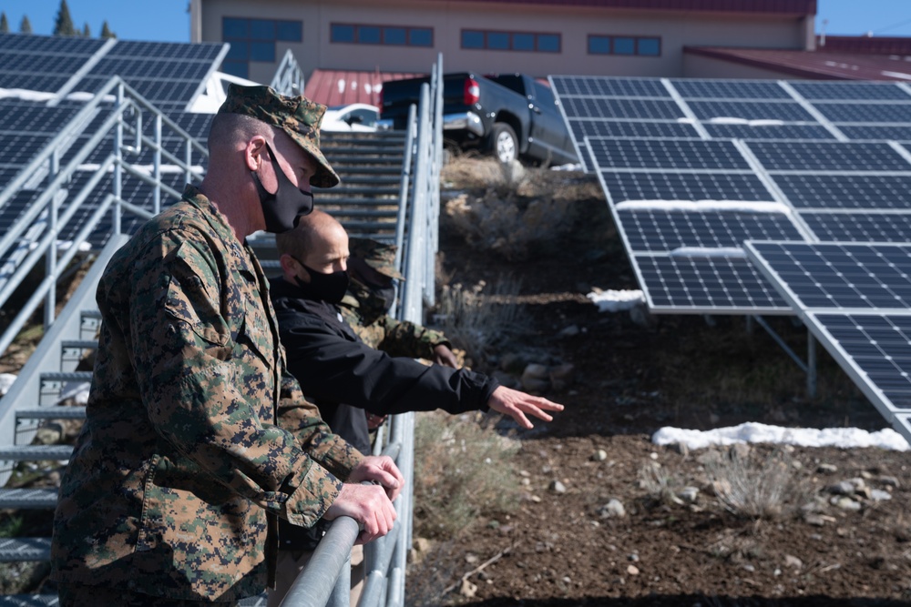 Maj. Gen. Banta tours Mountain Warfare Training Center