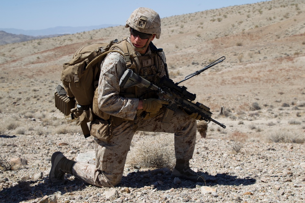 U.S. Marines conduct Regimental Air Assault Course