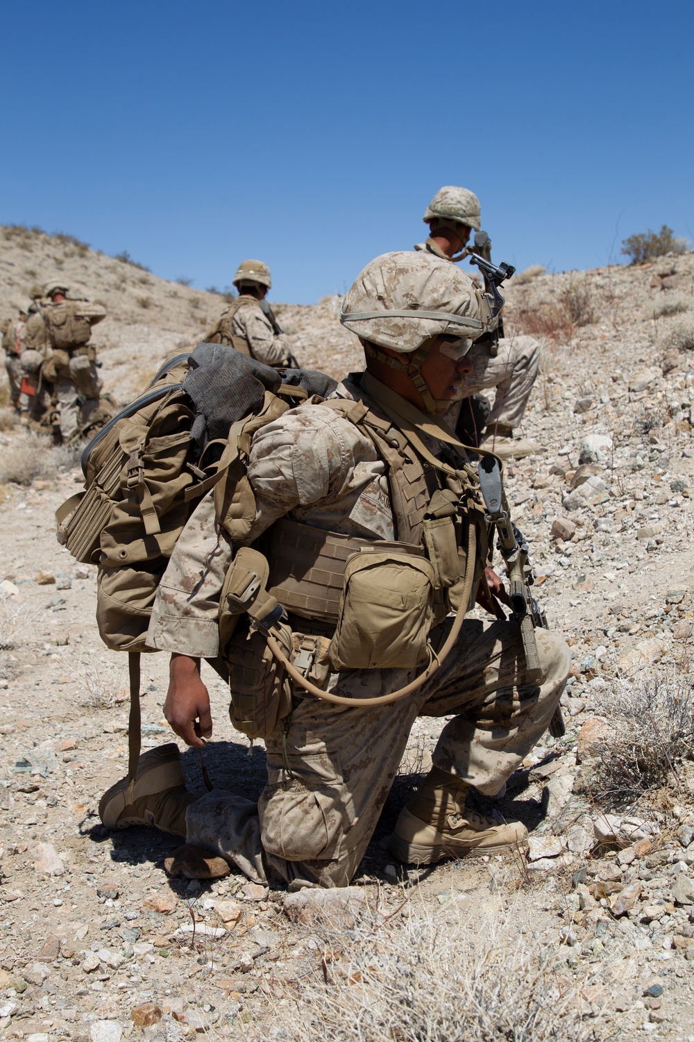 U.S. Marines conduct Regimental Air Assault Course