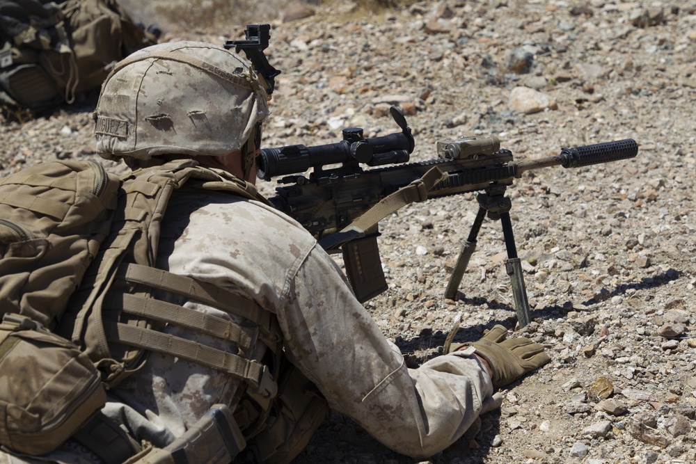 U.S. Marines conduct Regimental Air Assault Course