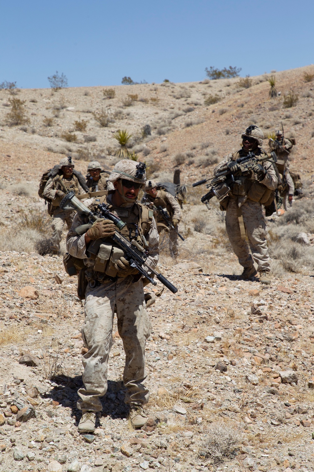 U.S. Marines conduct Regimental Air Assault Course