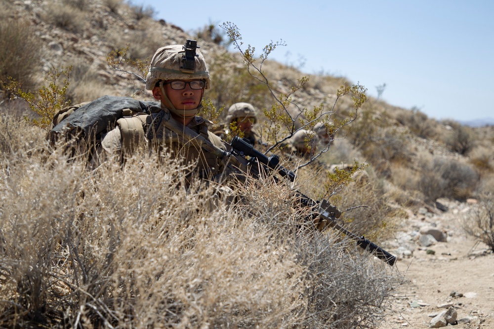 U.S. Marines conduct Regimental Air Assault Course