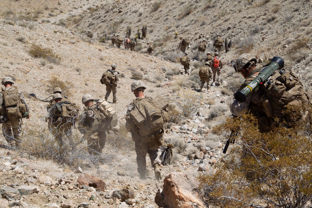 U.S. Marines conduct Regimental Air Assault Course