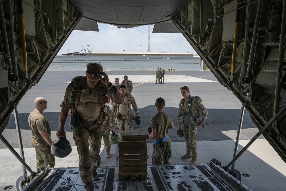 82 ERQS PJs HALO jump over East Africa