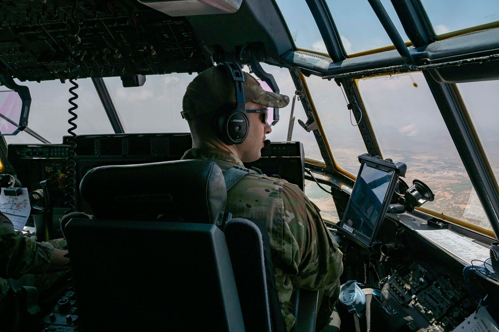 82 ERQS PJs HALO jump over East Africa