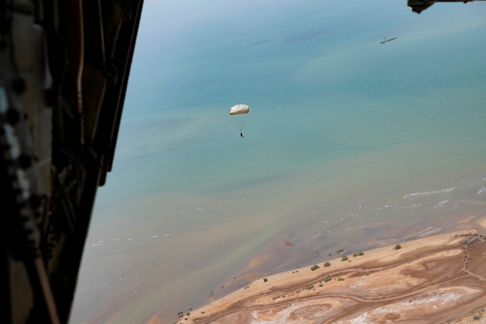 82 ERQS PJs HALO jump over East Africa