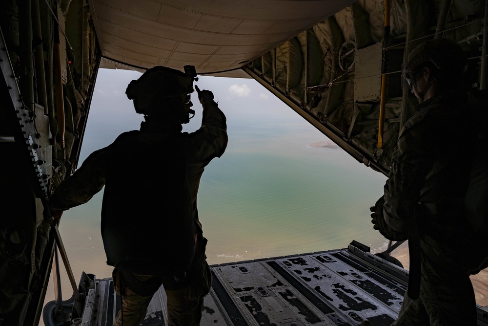 82 ERQS PJs HALO jump over East Africa