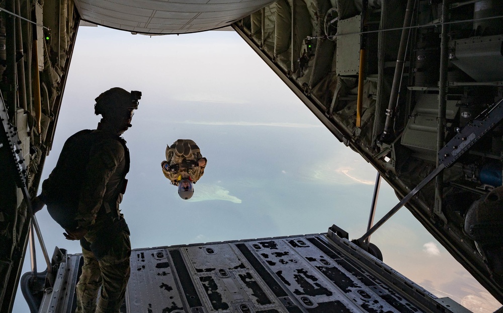 82 ERQS PJs HALO jump over East Africa