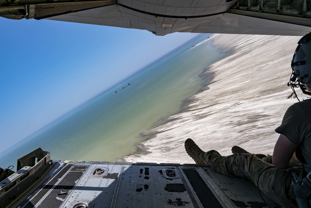 82 ERQS PJs HALO jump over East Africa