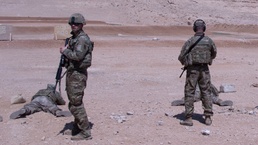 Nebraska Army National Guard MPs Conduct M4 Zeroing