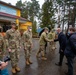 Brig. Gen. Christopher Norrie greets Ukraine Prime Minister Denys Shmyhal