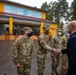 Col. Clayton Kuetemeyer greets Ukraine Prime Minister Denys Shmyhal