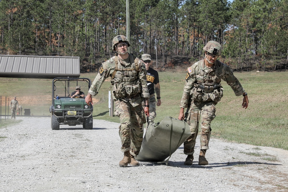 Soldiers pull Sled