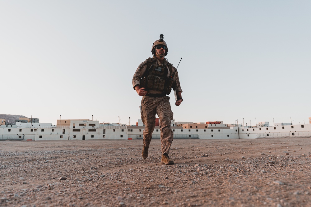 U.S. Marines Conduct a Non-combatant Evacuation Operation Exercise