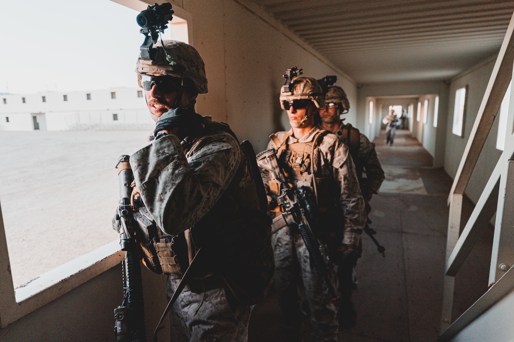 U.S. Marines Conduct a Non-combatant Evacuation Operation Exercise