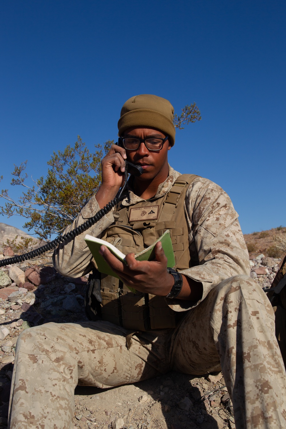 1/5 Marines conduct defensive operations during Regimental Air Assault