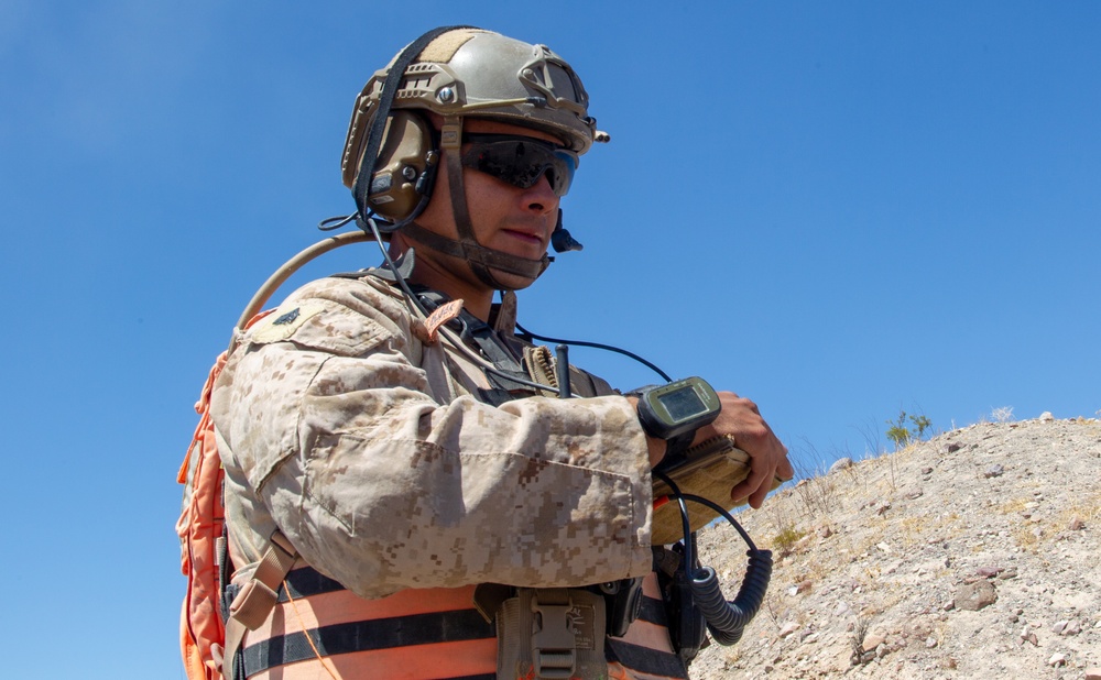 1/5 Marines conduct defensive operations during Regimental Air Assault