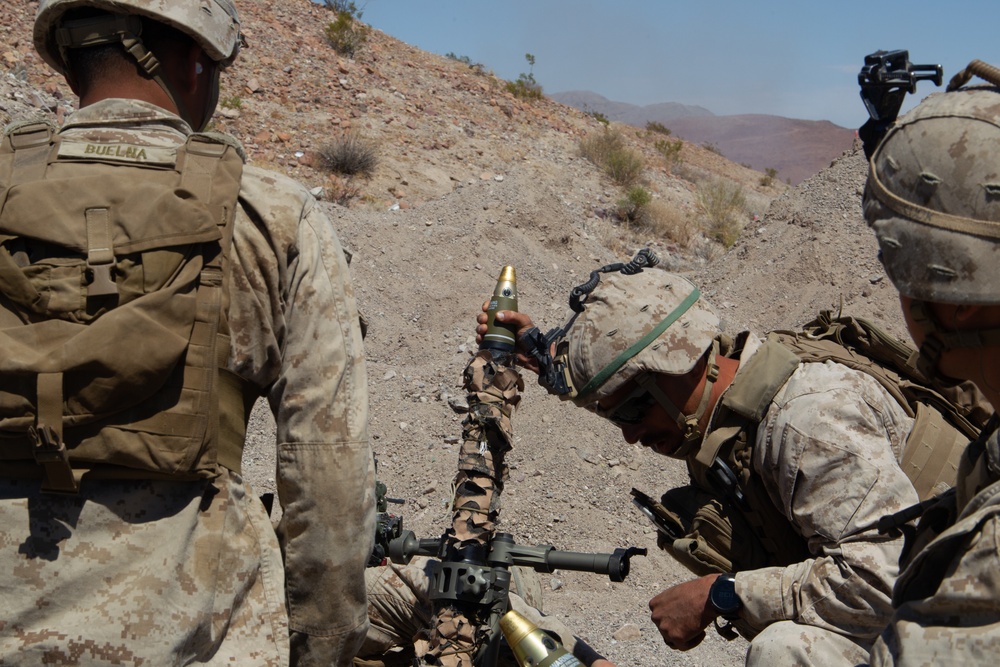1/5 Marines conduct defensive operations during Regimental Air Assault