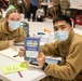 U.S. service members aid FEMA at the new CVC in Greenbelt, MD