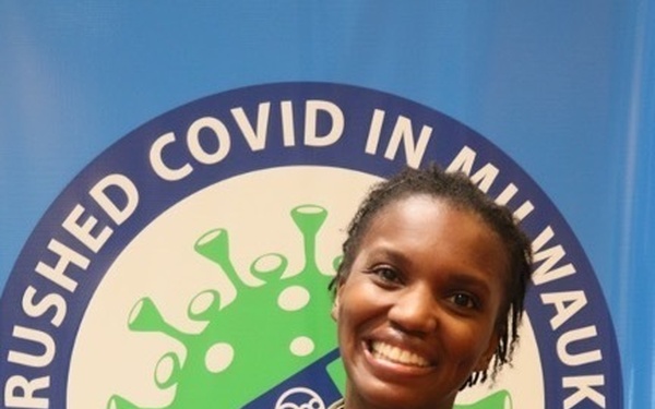 Capt. Miliana Thorson speaks on her time at Wisconsin Center.