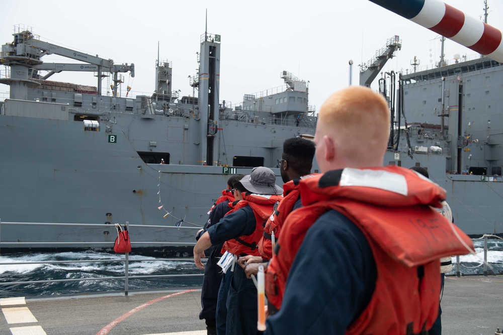 Monterey Conducts Replenishment-at-Sea